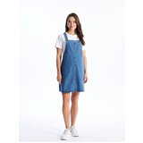 LC Waikiki Square Neck Straight Strap Maternity Jean Overalls Cene