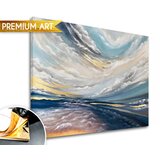  Slike na platnu PREMIUM ART - U oblacima (Kolekcia sa zlatnim) | shoptok.hr
