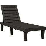 Maison Chic Ležalnik - Sončna ležalnik črn 155x58x83 cm polipropilen, (22042730) Cene