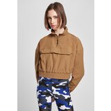 Urban Classics Women's Crinkle Nylon Pull Over Midground Cropped Jacket | Shoptok.si
