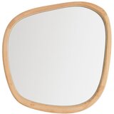 Kave Home Stensko ogledalo z lesenim okvirjem 45,5x47 cm Alura – Cene