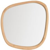 Kave Home Zidno ogledalo s okvirom od masivnog drveta 45,5x47 cm Alura – Cijene