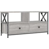 TV omarica siva sonoma 90x33x45 cm inženirski les in železo, (20733365) | Shoptok.si