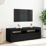 TV ormarić s LED svjetlima crni hrast 120x35x40 cm inženjerski drvo Cijene