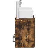  Set ormarića za kupaonicu 3 kom. Dimljeni hrast Smeđa 53 x 34,5 x 63 cm | shoptok.hr