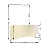  Luster na sajli GALAXY 1xE27/60W/230V | Eponuda.com