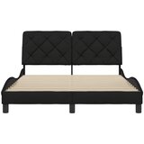 Okvir za krevet bez madraca crni 140x200 cm od tkanine | shoptok.hr