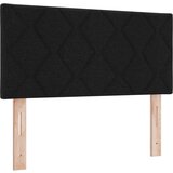 vidaXL Naslon za glavu Dizajn dijamantskih blokova Crna 90 cm Tkanina | shoptok.hr