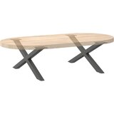  Noge za klub stolić u obliku slova X, 2 kom, antracit, 70 x (30-31) cm, čelik | shoptok.hr