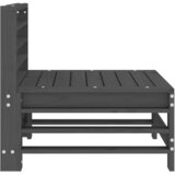  Srednja vrtna sofa siva od masivne borovine | Eponuda.com