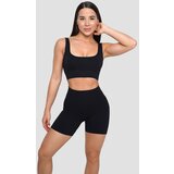 GymBeam Lift Seamless Sports Bra Black