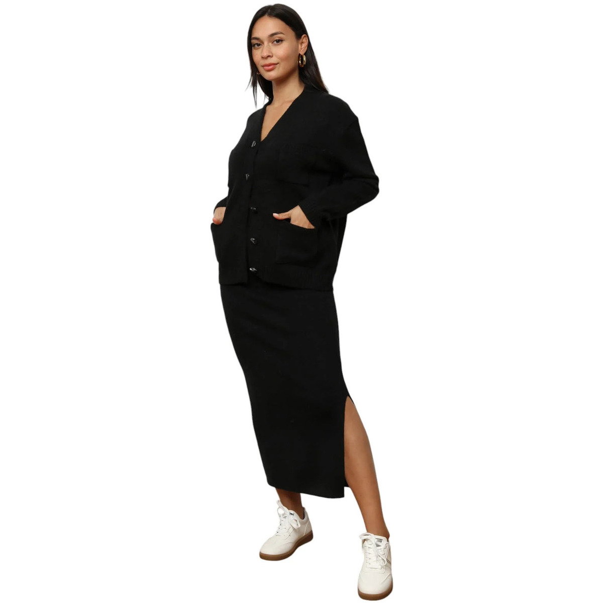 La Modeuse Trenirka komplet 72341_P169861 Črna Cene
