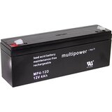 Multipower Svinčev akumulator 12 V 4 Ah MP4-12D A97402 svinčevo-koprenast (AGM) 195 x 76 x 47 mm ploščati vtič 4.8 mm, (20438130) | Shoptok.si
