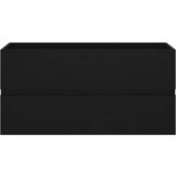 vidaXL Ormarić za umivaonik crni 90 x 38,5 x 45 cm od iverice | shoptok.hr
