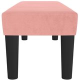  Klupa ružičasti 100x30x30 cm baršunasti | Eponuda.com