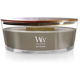 WoodWick Mirišljava sveća Sand & Driftwood Elipse, Siva Cene