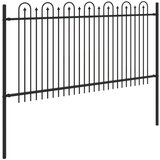  Ograda sa šiljkom i lukom Crna 200 x 150 cm | shoptok.hr