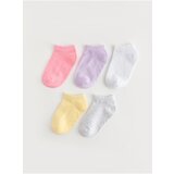 LC Waikiki Basic Baby Girl Booties Socks 5 Pack Cene
