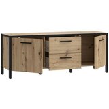Modern Living Tv-element Kirikus, Barva Hrasta, Črna | Shoptok.si