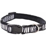 Rogz fashion ogrlica za pse, zebra, s, 20-31cm/16mm, crno-bela Cene
