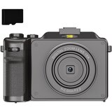 INF Digitalni fotoaparat 4K/48MP/18X digitalni zoom/samodejno ostrenje/dvojna kamera s kartico 32GB TF Grey, (21266043) | Shoptok.si