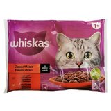 Whiskas Vlažna hrana za mačke sa ukusom piletine i govedine 4x85g, 13 komada Cene