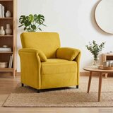  Jednosed Žuta 88 x 83 x 95 cm Baršun - Žuta 1-sjedalo (70 cm) | shoptok.hr
