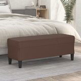 vidaXL Klop rjava 100x35x41 cm umetno usnje | Shoptok.si