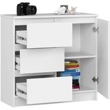 AKORD Jerry Komoda, 1 Vrata In 3 Predali, Bela, (5000332414) | Shoptok.si
