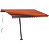  Avtomatska tenda LED + senzor 350x250 cm oranžna/rjava, (20729072) | Shoptok.si