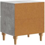 vidaXL Noćni ormar s ladicama 2 pcs Betonska siva 43 x 34 5 x 48 cm - Betonska siva 2 | shoptok.hr