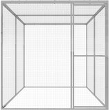  Kavez za mačke 3 x 1,5 x 1,5 m od pocinčanog čelika | shoptok.hr