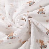 BabyOno Tetra plenice Muslin Medo v avtu, bež | Shoptok.si