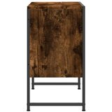 vidaXL Ormarić za umivaonik boja dimljenog hrasta 60x33x60 cm drveni | shoptok.hr