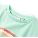  Dječja haljina s vezicom jarkozelena 116 | shoptok.hr