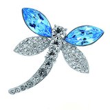 Oliver Weber Broš sa swarovski kristalom Libella Aqua Cene