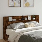  Uzglavlje S LED lampica Dimljeni hrast 200 x 16 5 x 103 5 cm | shoptok.hr