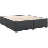  s oprugama i madracem crni 200x200 cm od umjetne kože | shoptok.hr