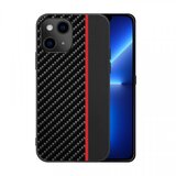  ovitek za iPhone 13 Pro Max - carbon črn z rdečo črto Cene