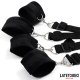 LateToBed BDSM Line Komplet Za Vezanje Plush Cuff | Shoptok.si