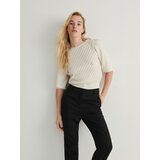 Reserved bluza iz džersija - ebenovina Cene