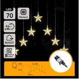 Aigostar LED spoljašnji božićni lanac 70xLED/230V 1,2x1m IP44 topla bela zvezde Cene