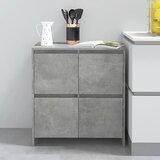  Komoda siva boja betona 70x41x75 cm od konstruiranog drva | shoptok.hr