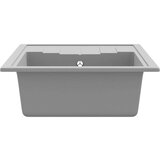  Kuhinjsko pomivalno korito z luknjo ovalno siv granit, (21670610) | Shoptok.si