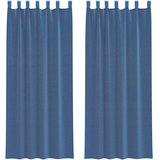 Voile zavjese s petljama 2 kom. kraljevsko plave 140x260 cm | Shoptok.si