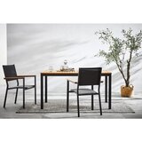 Ambia Garden VRTNI STOL les evkaliptusa aluminij antracit | Shoptok.si