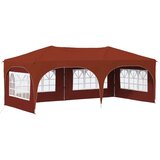  Zložljivi šotor za zabave 575 x 288 x 245 cm Terakota, (5000248650) | Shoptok.si