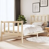 Maison Chic Posteljni okvir - Enojna postelja - Postelja za odrasle 90x190 cm trdnega lesa-J6177, (21763032) | Shoptok.si