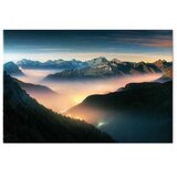  Slika - Mountain Breath (1 Part) Wide - Second Variant 30x20 Na talijanskom platnu | shoptok.hr