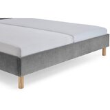 Meise Möbel Siva oblazinjena zakonska postelja brez letvenega dna 180x200 cm Joker – | Shoptok.si